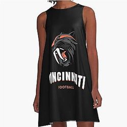 Football Cincinnati Bengals A-Line Dress