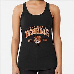 Football Cincinnati Bengals Racerback Tank Top