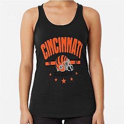 Football Cincinnati Bengals Racerback Tank Top
