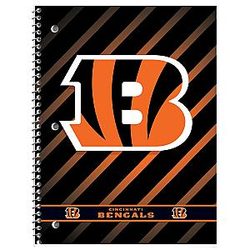 Cincinnati Bengals 8 by 10.5 inch Spiral Notebook