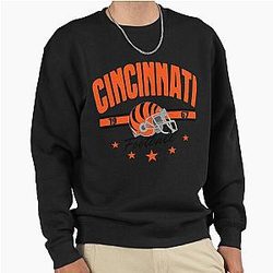 Football Bengals Pullover Sweatshirt