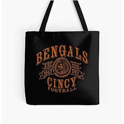 Football Cincinnati Bengals All Over Print Tote Bag