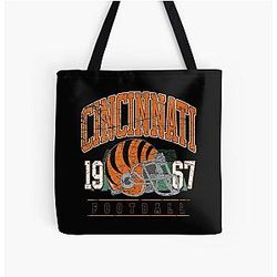 Football Cincinnati Bengals All Over Print Tote Bag
