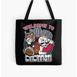 Football Cincinnati Bengals All Over Print Tote Bag