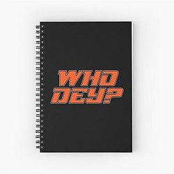 Who Dey Cincinnati Bengals Fan Art Notebook