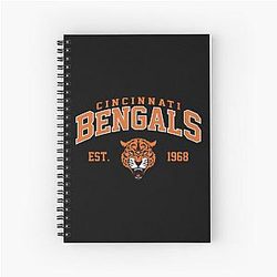 Football Cincinnati Bengals Spiral Notebook