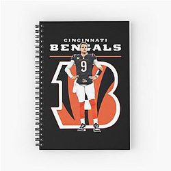 Football Cincinnati Bengals Spiral Notebook