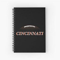 Football Spiral Notebook 
 or
Cincinnati Bengals Notebook