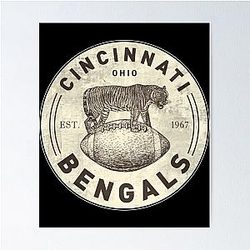 Football Cincinnati Bengals Poster