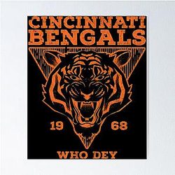 Cincinnati Bengals Football Poster