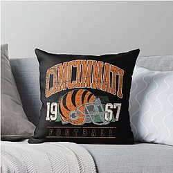Football Cincinnati Bengals Throw Pillow