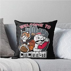 Football - Cincinnati Bengals Throw Pillow