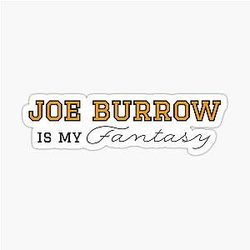 Joe Burrow Cincinnati Bengals Fantasy Football Sticker