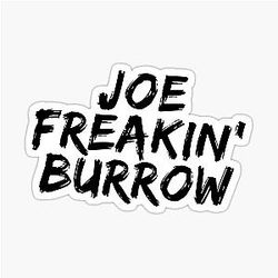 Joe Burrow Cincinnati Bengals Sticker