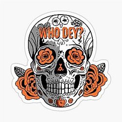 Who Dey Cincinnati Bengals Sticker