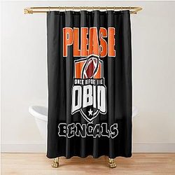 Football Cincinnati Bengals Shower Curtain