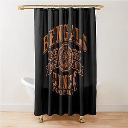 Football Cincinnati Bengals Shower Curtain
