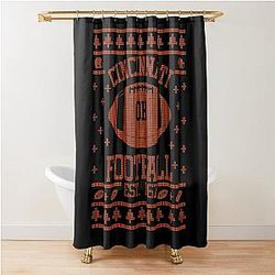 Football Cincinnati Bengals Shower Curtain