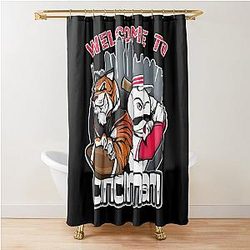 Football Shower Curtain for Cincinnati Bengals