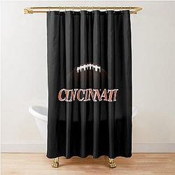 Football Cincinnati Bengals Shower Curtain