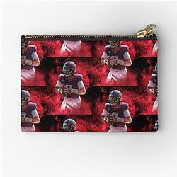 CJ Stroud Houston Sports Art Zipper Pouch