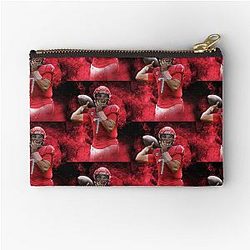 C.J. Stroud Houston Sports Art Zipper Pouch