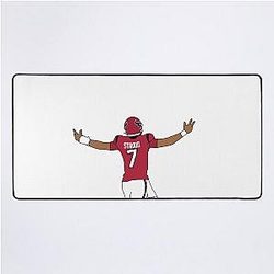 CJ Stroud Embracing Fans Desk Mat