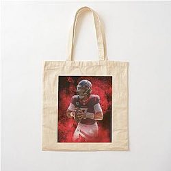 C.J. Stroud Houston Sports Art Cotton Tote Bag