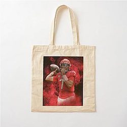 CJ Stroud Houston Sports Art Cotton Tote Bag