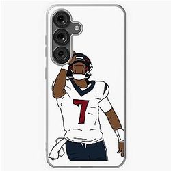CJ Stroud points to God Samsung Galaxy Case