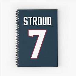 C.J. Stroud 7th Texans Spiral Notebook