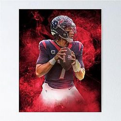 CJ Stroud Houston Sports Art Poster