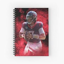 C.J. Stroud Houston Sports Art Notebook