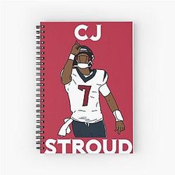 CJ Stroud Points to God Notebook