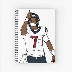 CJ Stroud Points to God Notebook