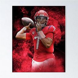 C.J. Stroud Houston Sports Art Poster