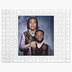 J T Stroud Nico Collins Football Jigsaw Puzzle