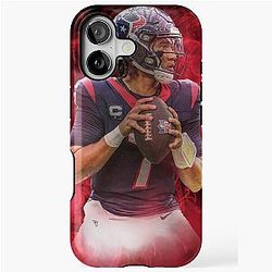 C.J. Stroud Houston Sports Art iPhone Case