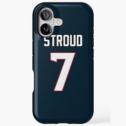 CJ Stroud 7 Texans iPhone Tough Case