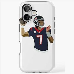 CJ Stroud Throwing Football Tough Case
