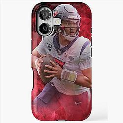 C J Stroud Houston Sports Art iPhone Keeper Case