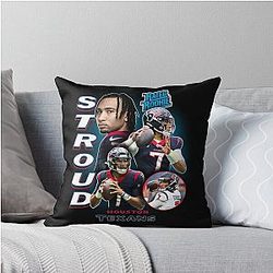 C.J. Stroud Throw Pillow