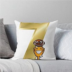 Cj Stroud Stickers Throw Pillow