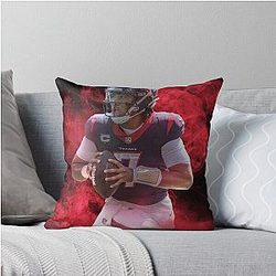C.J. Stroud Houston Sports Art Pillow