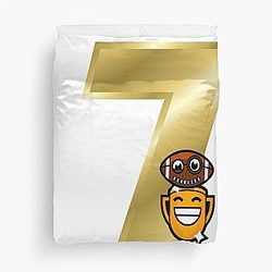 C.J. Stroud Stickers Duvet Cover
