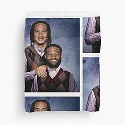 C.J. Stroud Nico Collins Football Duvet Cover