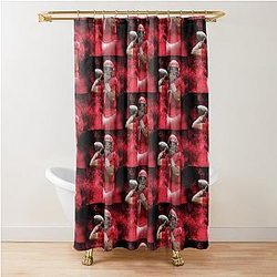 C.J. Stroud Houston Sports Art Shower Curtain
