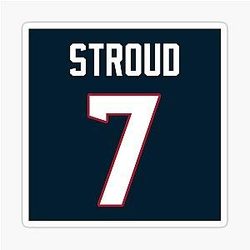 CJ Stroud Texans Sticker