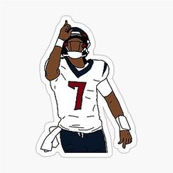 C.J. Stroud points to God sticker