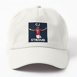 CJ Stroud Embracing fans dad hat